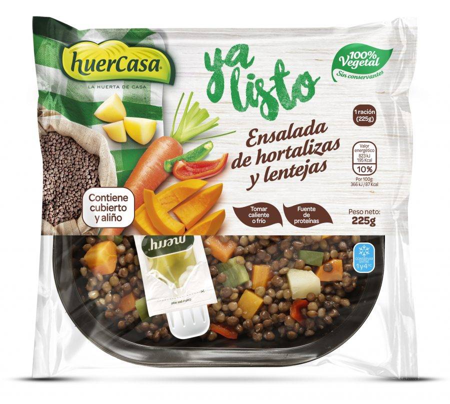 El ‘Ya Listo’ de Huercasa son ensaladas listas para comer