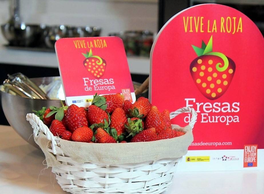 En primavera, fresas
