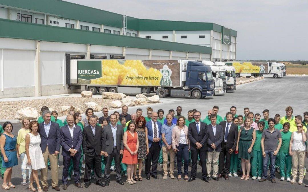 HUERCASA inaugura un nuevo centro logístico de 10.000 metros cuadrados construidos