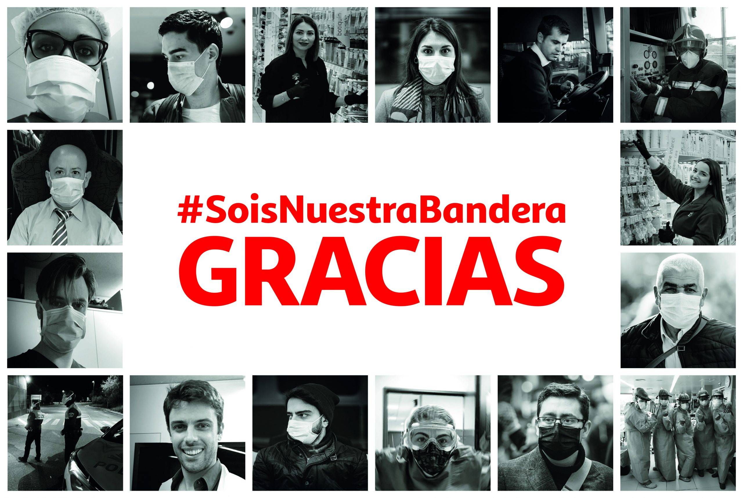 Alcampo pone en marcha « Sois nuestra bandera », un homenaje a la solidaridad