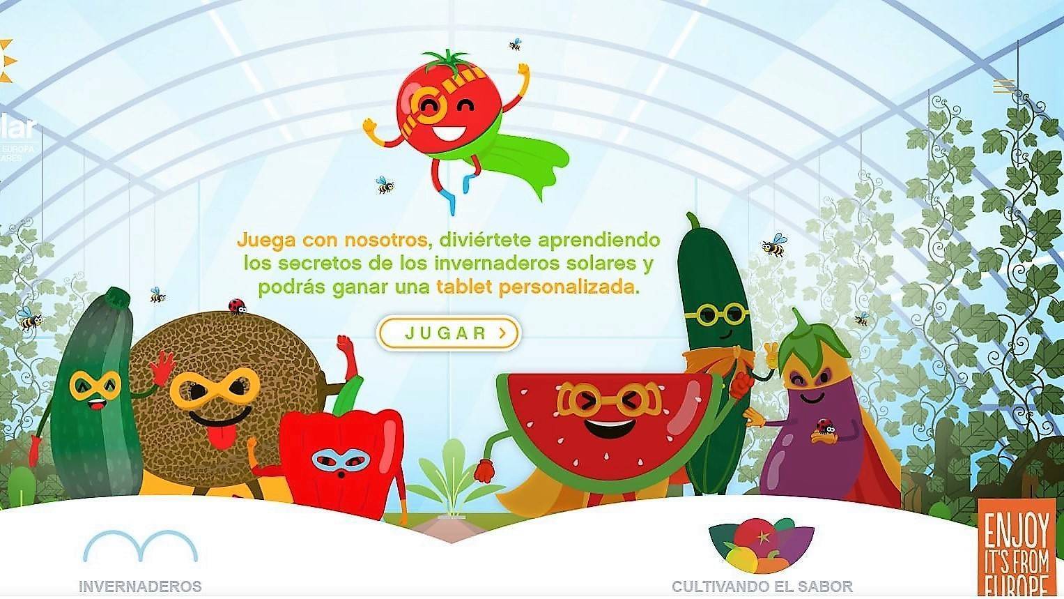 Promocionando las verduras cultivadas bajo plásticos como el sabor de Europa