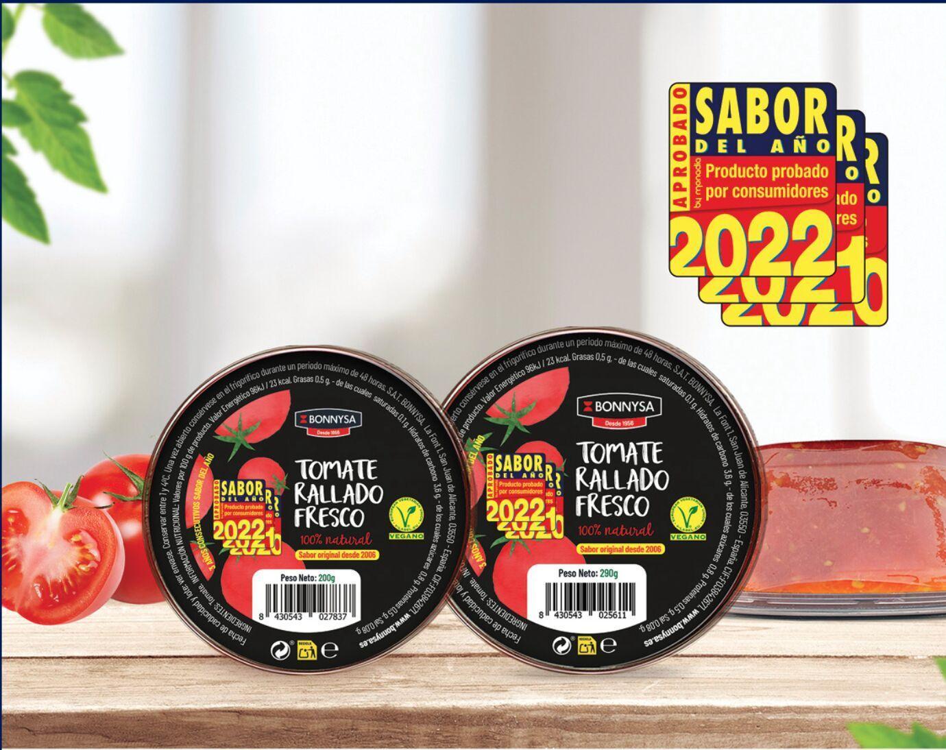 El tomate rallado fresco y natural de Bonnysa lo logra otra vez