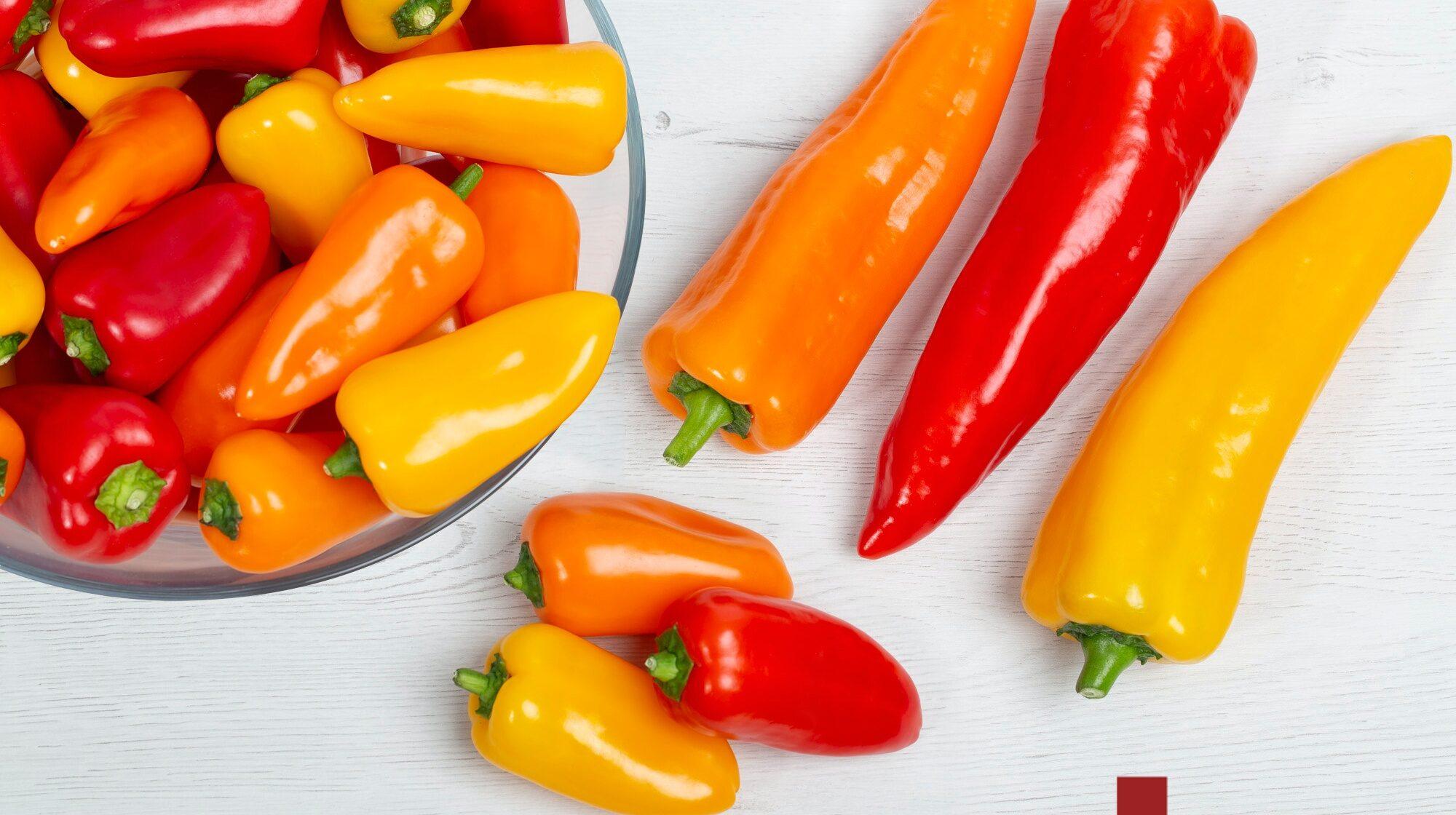 La dulzura de los pimientos Tribelli se engrandece