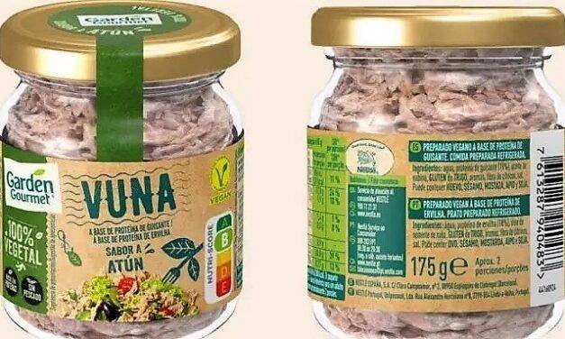 Atún vegetal llamado Vuna es de Nestlé