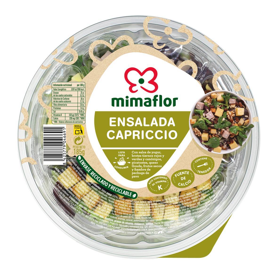 Bowl con estilo, la ensalada Capriccio de Mimaflor