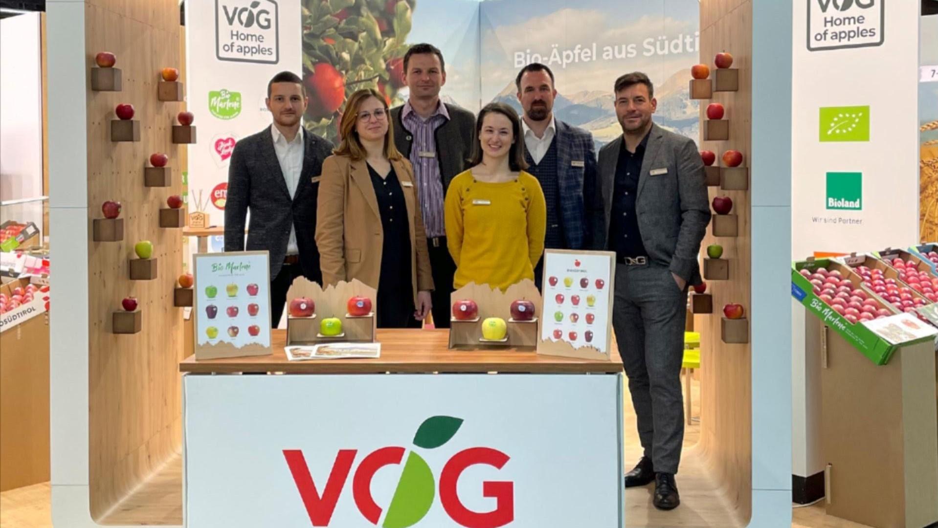 Las manzanas BIO de VOG en Biofach, buenas expectativas