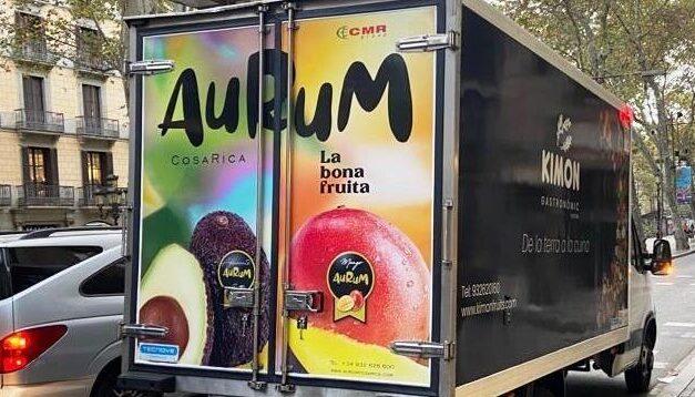 Aurum es una marca para dos frutas bonitas, el mango y aguacate