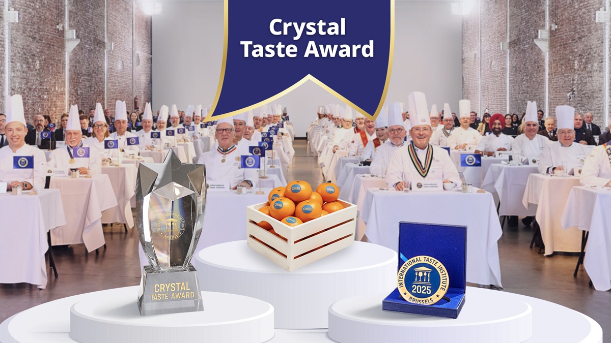 ORRi se corona con el prestigioso Crystal Taste Award, un galardón al alcance de muy pocos productos