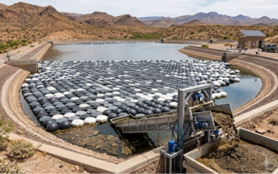 Estrategias de conservación del agua en climas áridos: reducción de la evaporación y los sedimentos orgánicos en embalses abiertos
