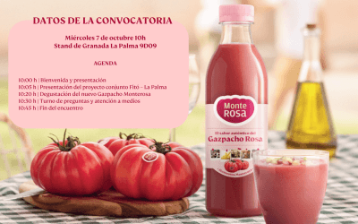 De la semilla al vaso: la V gama se reinventa con el lanzamiento del Gazpacho Monterosa en Fruit Attraction